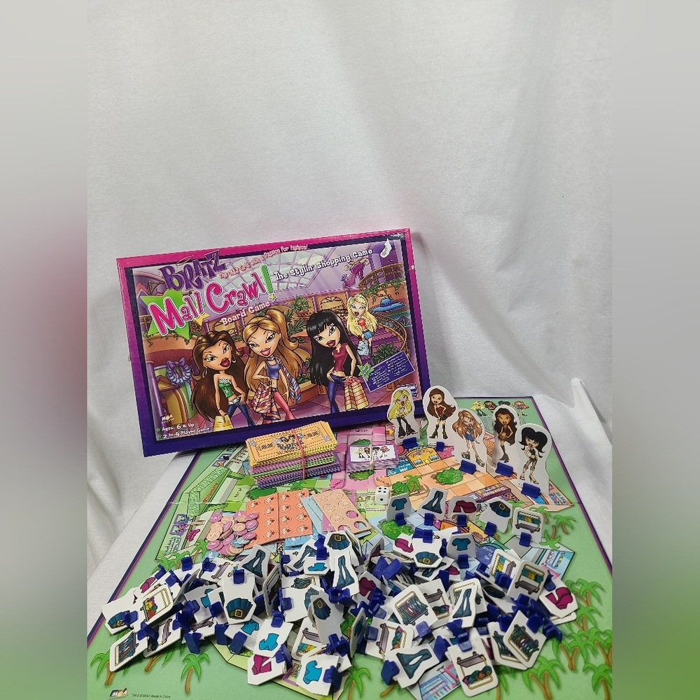 Bratz Mall Crawl Board Game Not Complete